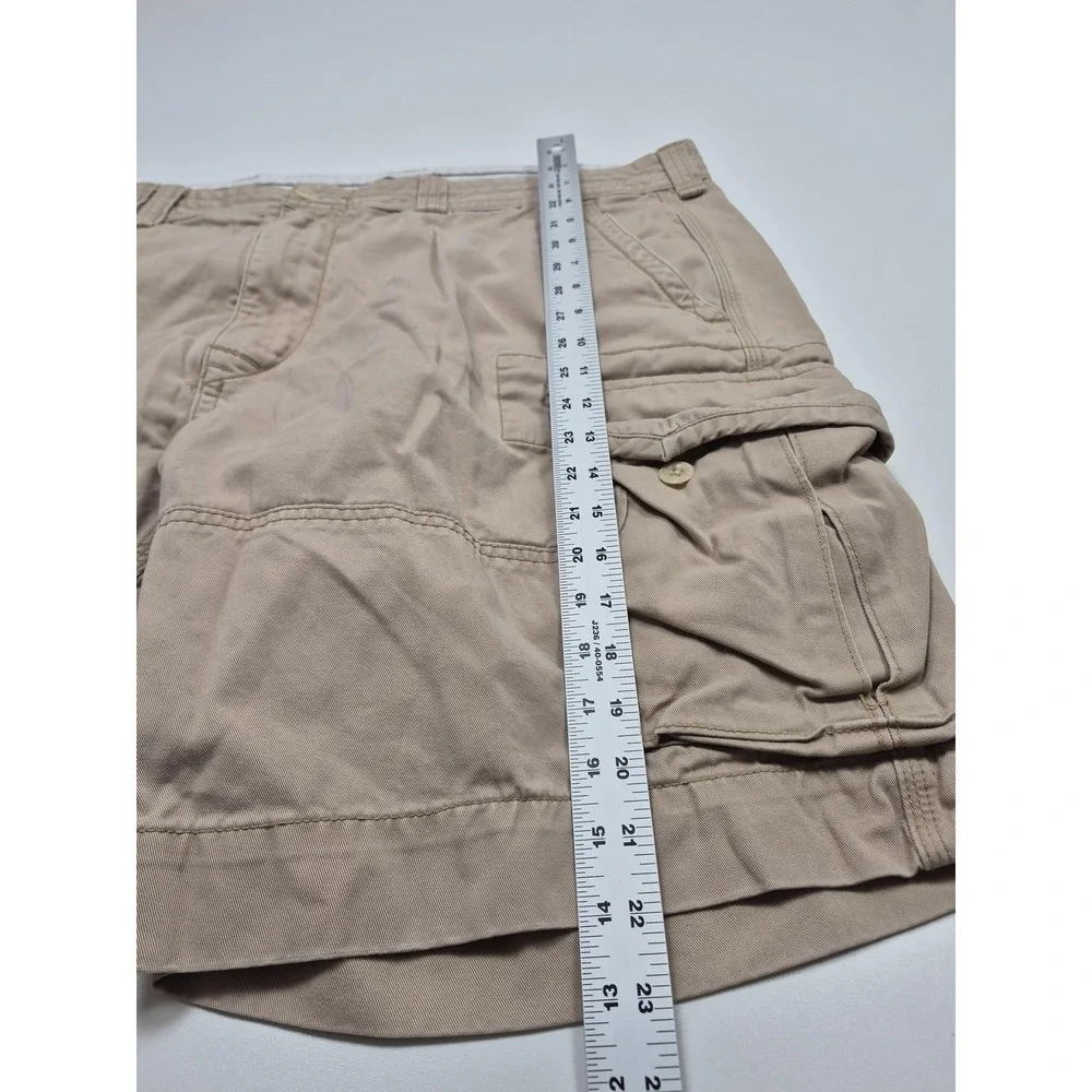 Polo Ralph Lauren Cargo Shorts Mens 40 Beige Canvas 10